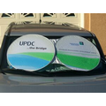 4-Color Process Collapsible Nylon Dual Circle Auto Sun Shade